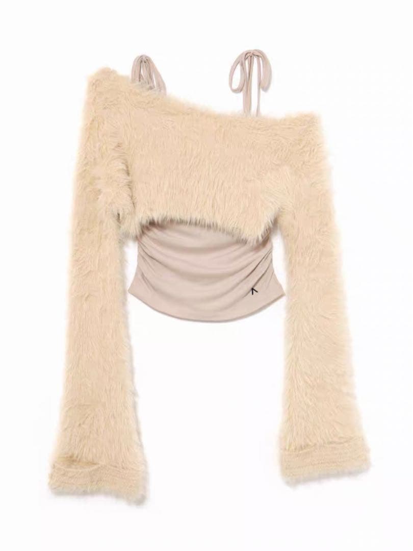 最終値下 新品andmary Aniya fluffy knit set