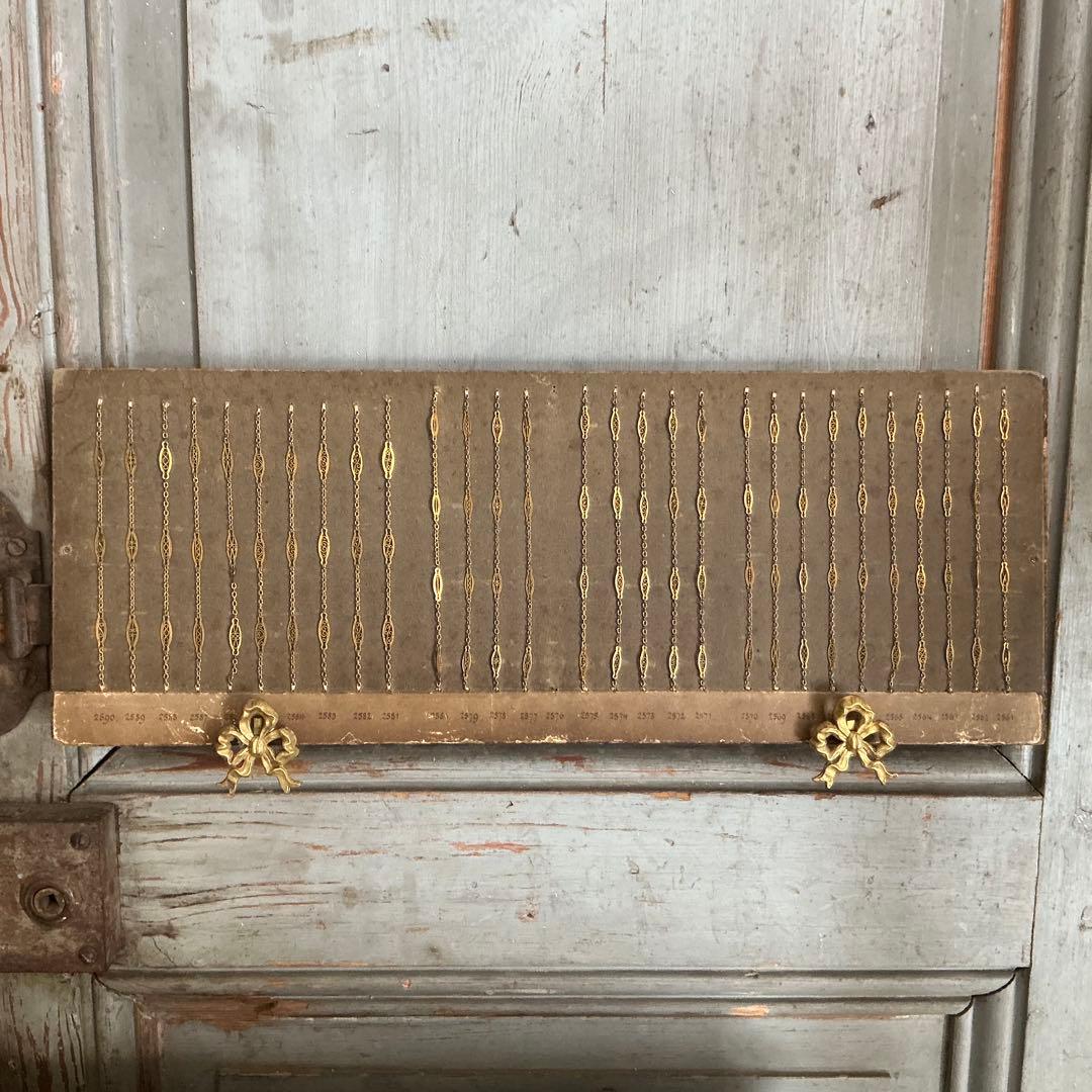 ＊希少＊　フランスアンティーク　フィリグリーチェーン　ジュエリー　サンプル　見本