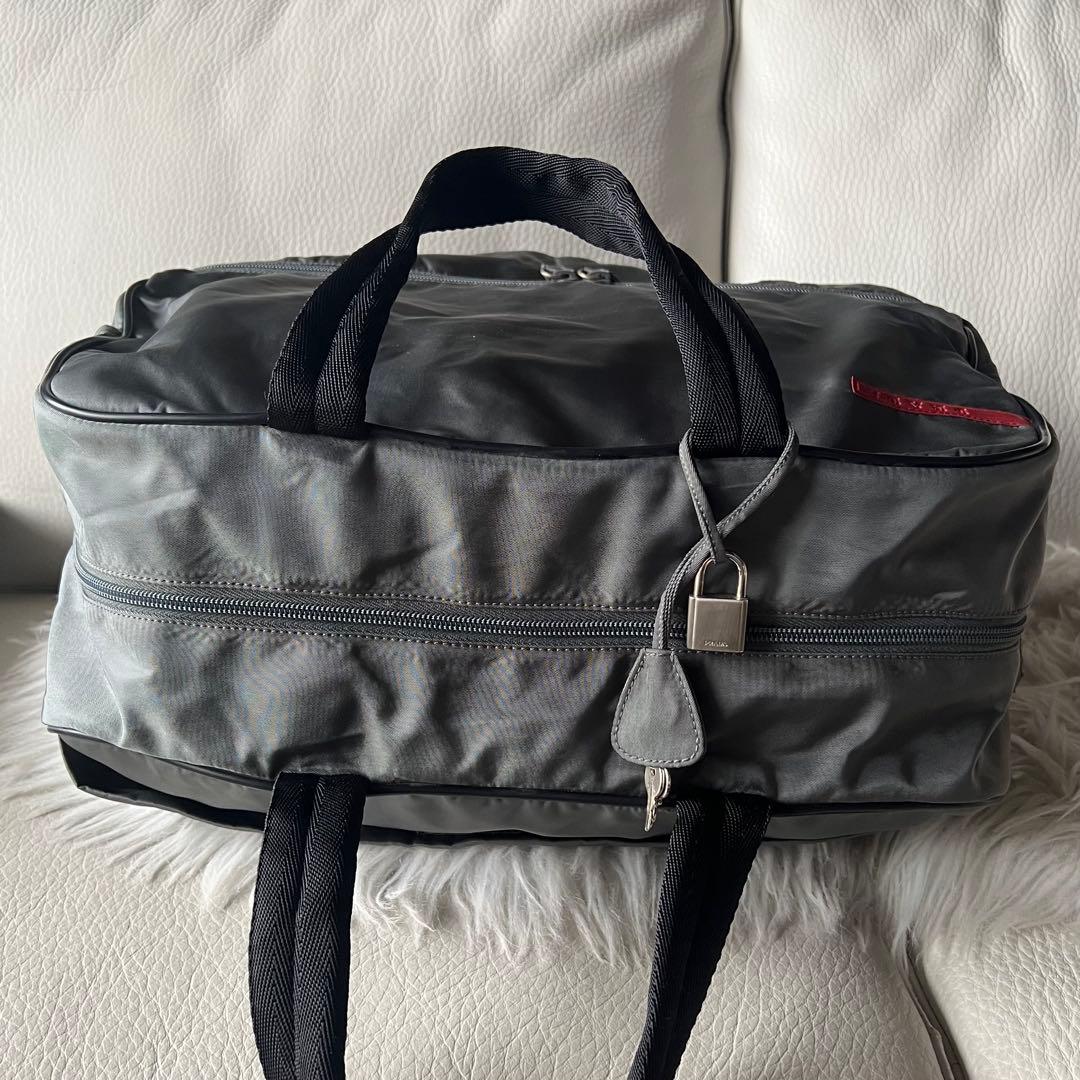 ⭐️プラダ PRADA SPORTS ボストンバッグ 南京錠カデナGカード付