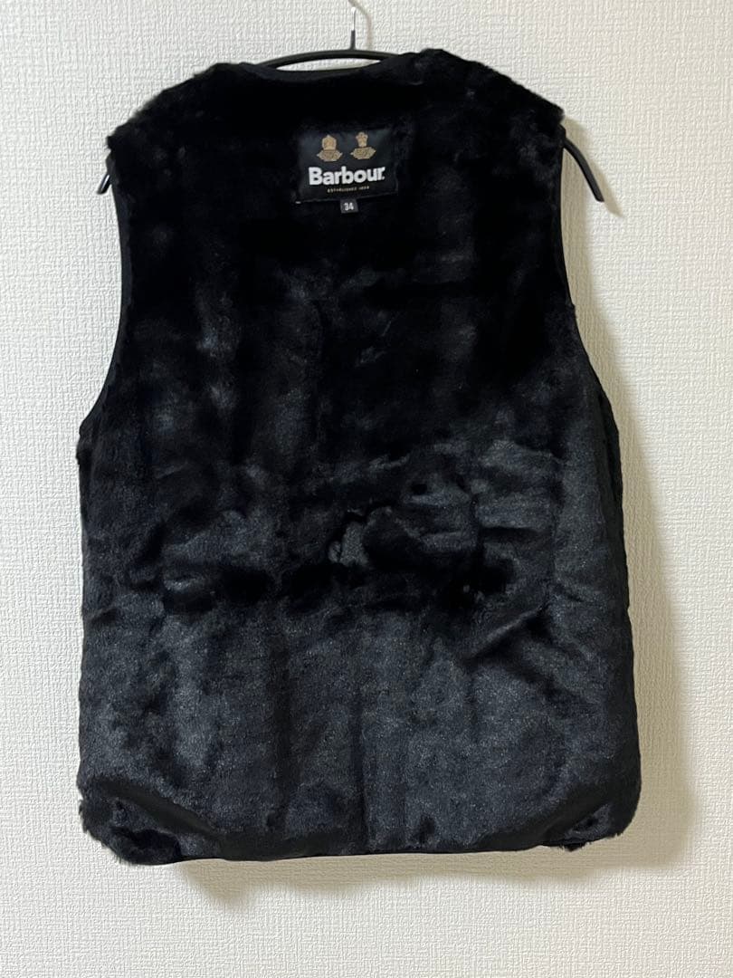 新品Barbourバブアー ファーベスト 34