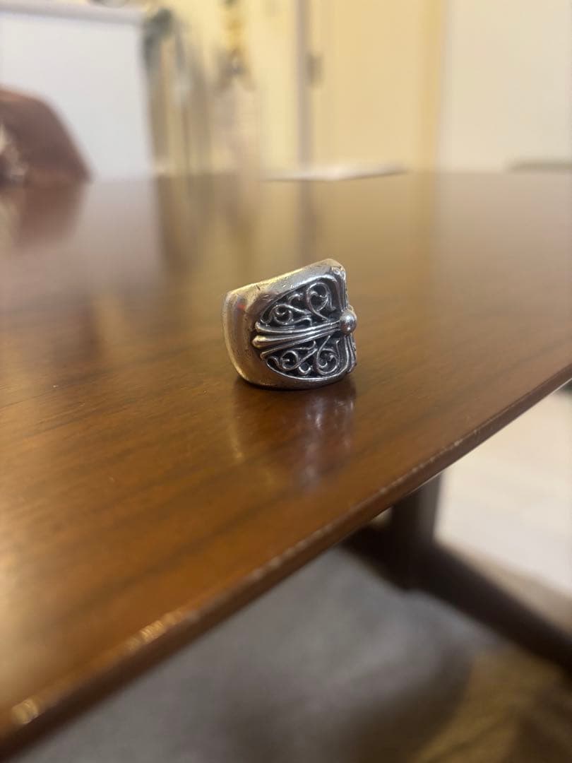 クロムハーツ クラシックオーバルクロスリング 19号CHROME HEARTS