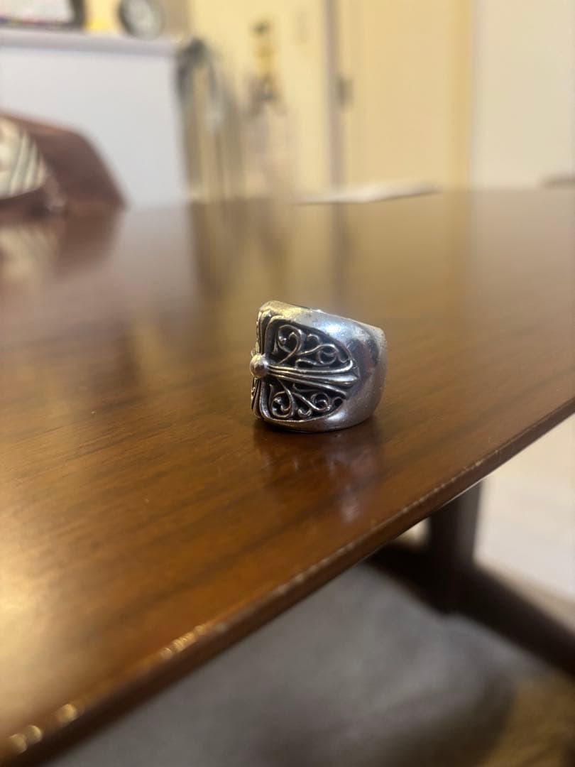 クロムハーツ クラシックオーバルクロスリング 19号CHROME HEARTS