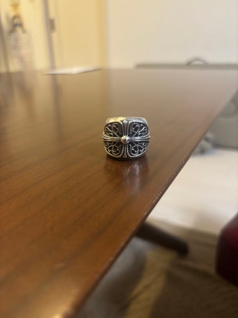 クロムハーツ クラシックオーバルクロスリング 19号CHROME HEARTS