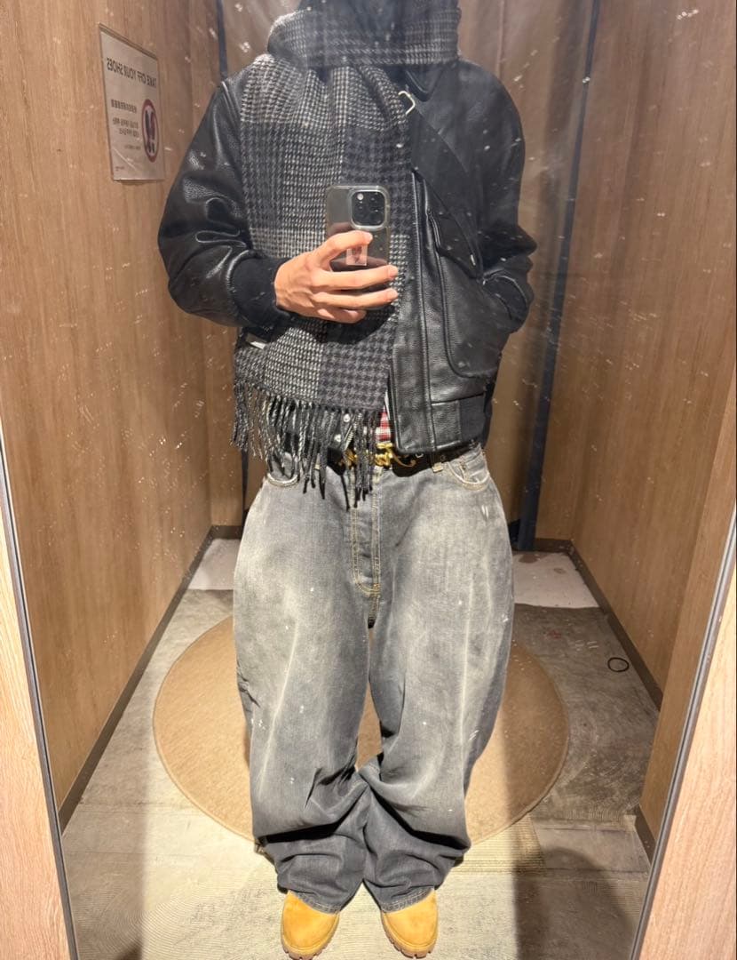 ジャケット・アウター Mutimer LEATHER BOMBER JACKET