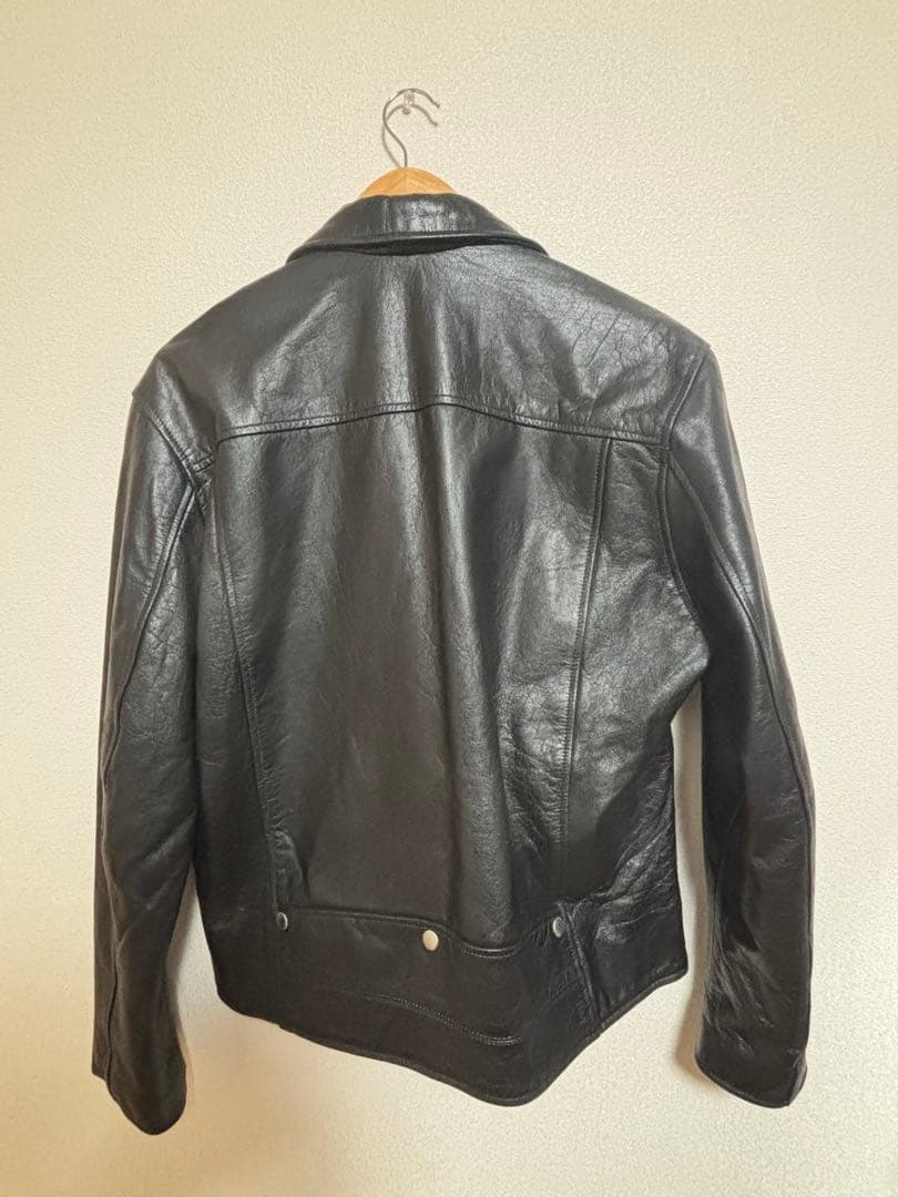 春*男様 JIMSINN ダブルライダースジャケット44 本革