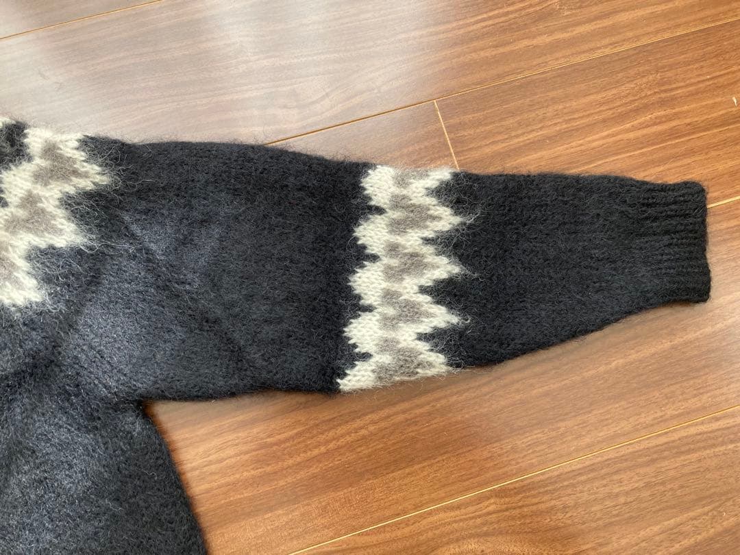 BATONER バトナー ノルディック ニット セーター モヘア ブラック