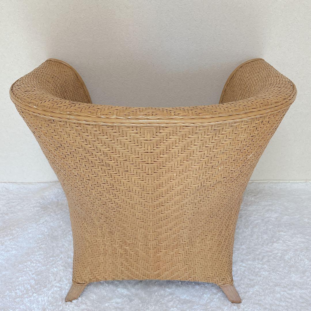 希少✨IDEE イデー ラタンチェア パーソナルチェア クッション付 ナチュラル