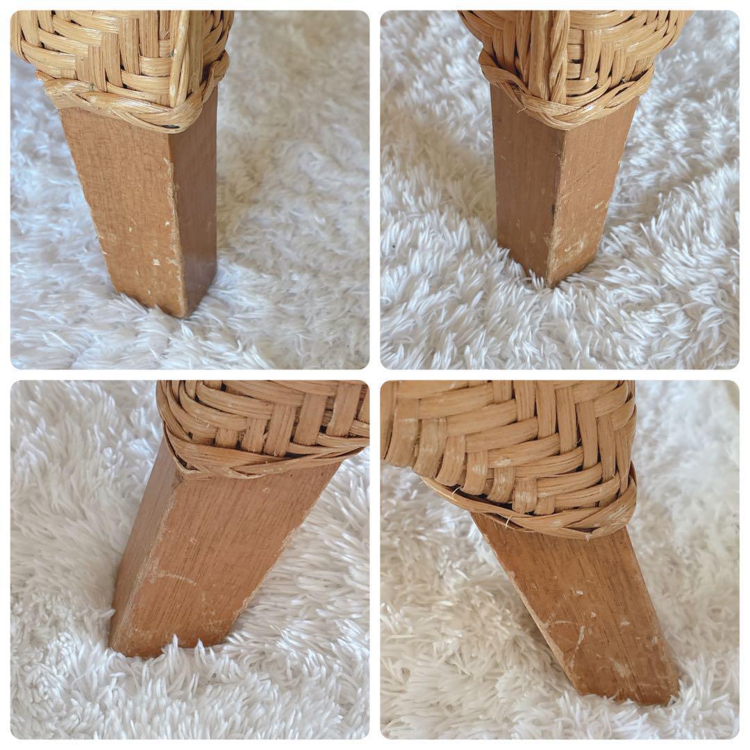 希少✨IDEE イデー ラタンチェア パーソナルチェア クッション付 ナチュラル