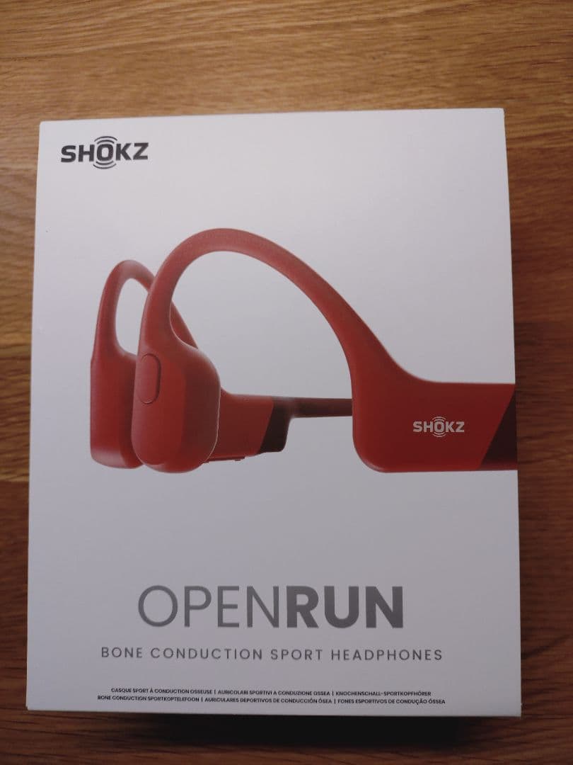 SHOKZ OPENRUN S803 骨伝導イヤホン レッド
