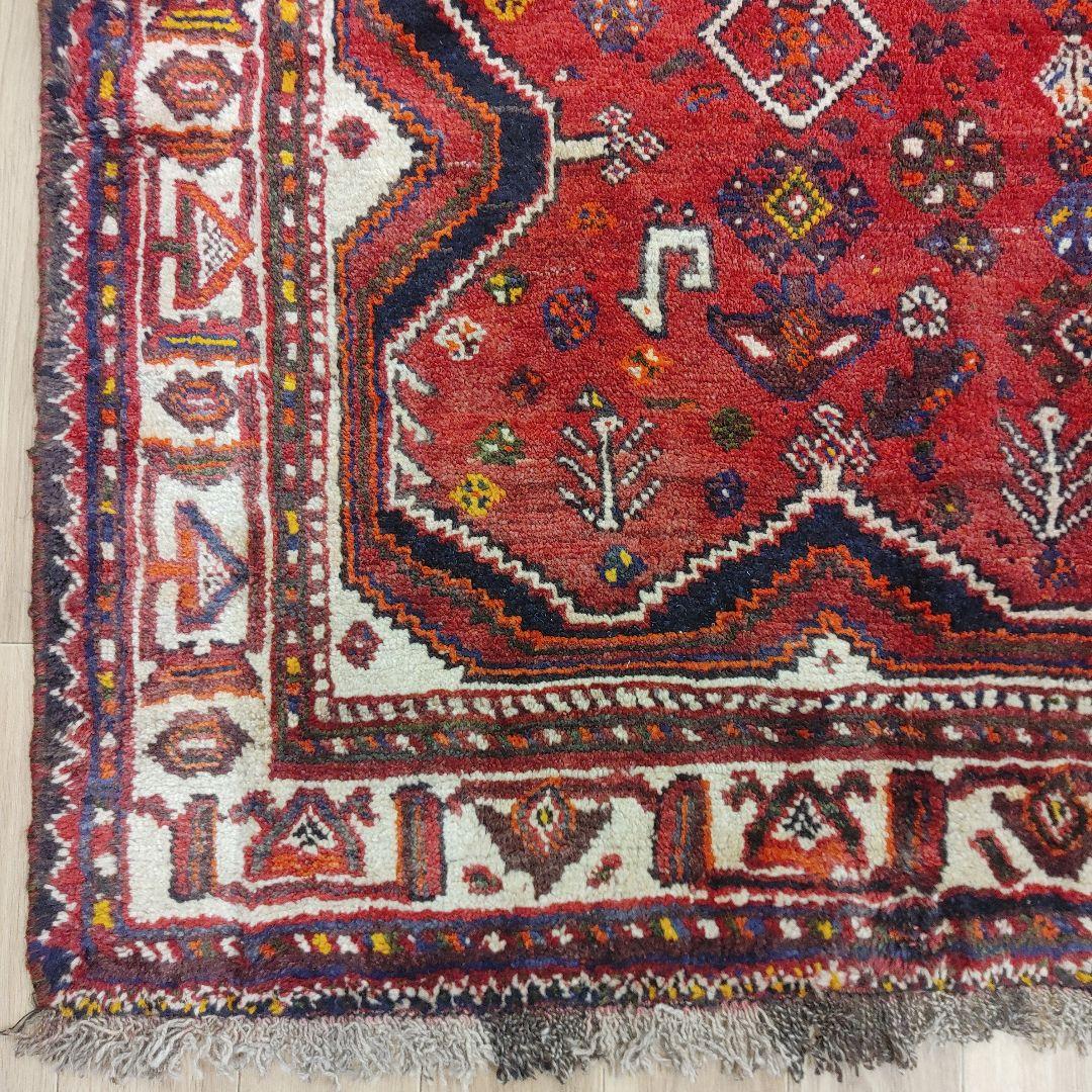 ペルシャ絨毯　シ－ラーズ産 245x170 クリーニング済 shiraz