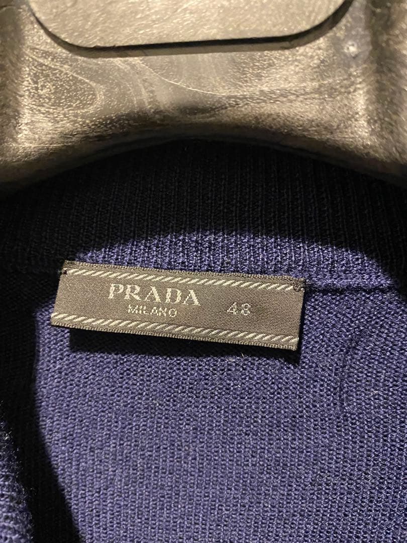 【PRADA】プラダ　ネイビー ジップアップ ジャンパー ブルゾン