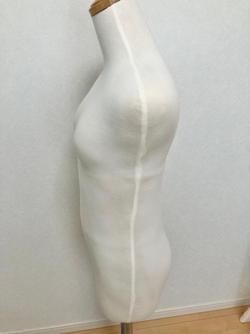 【和装着付けトルソー　着付け練習用】 ホワイトマネキン フルボディ 金属スタンド