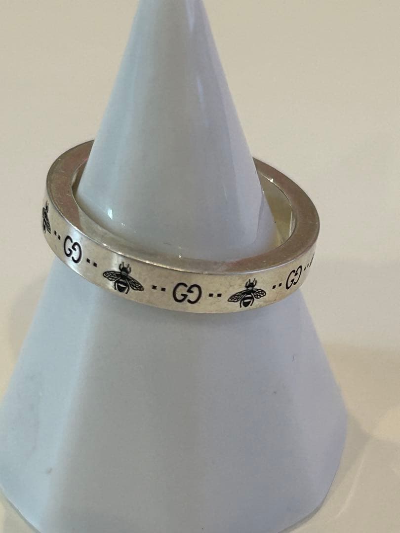 GUCCI シルバーリング 蜂のモチーフ　サイズ21