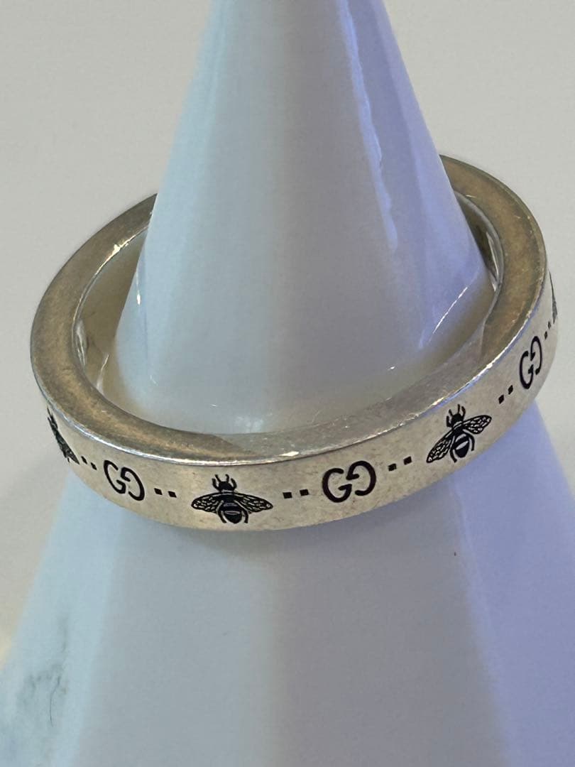 GUCCI シルバーリング 蜂のモチーフ　サイズ21