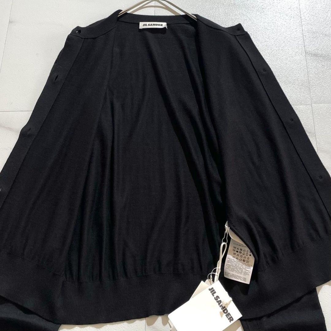 新品　24年　定価22.5万円　ジルサンダー　カーディガン　カシミヤ　シルク