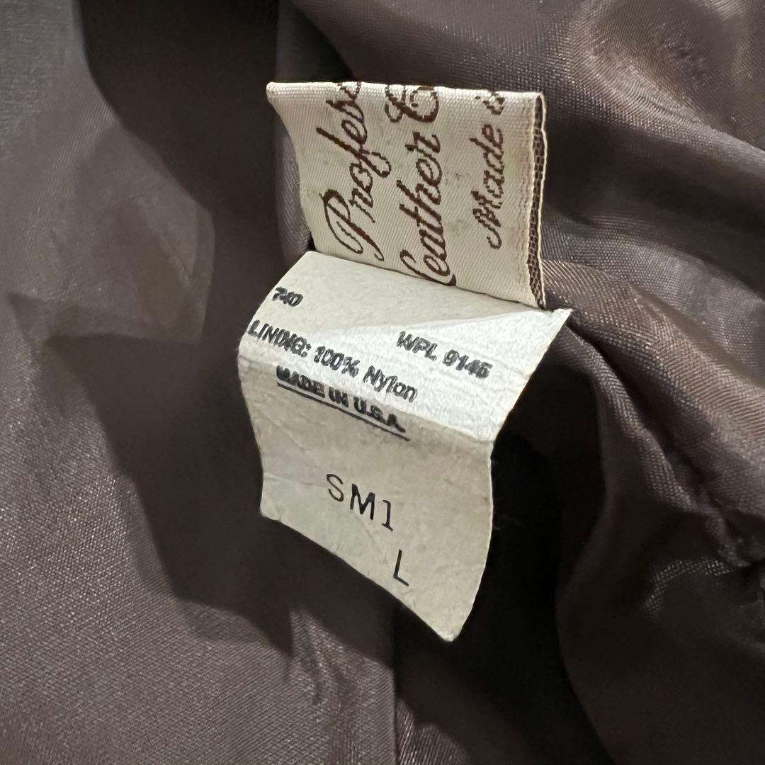 80s USA製 短丈 レザーフライトジャケット 本革 g-1 a-2