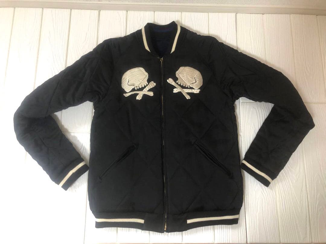 MIHARAYASUHIRO/スカジャン zip upブルゾン46 リバーシブル