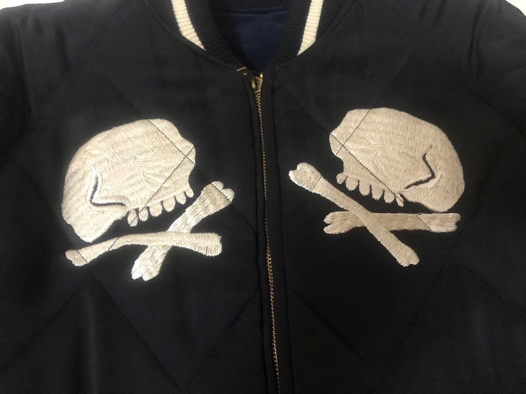 MIHARAYASUHIRO/スカジャン zip upブルゾン46 リバーシブル