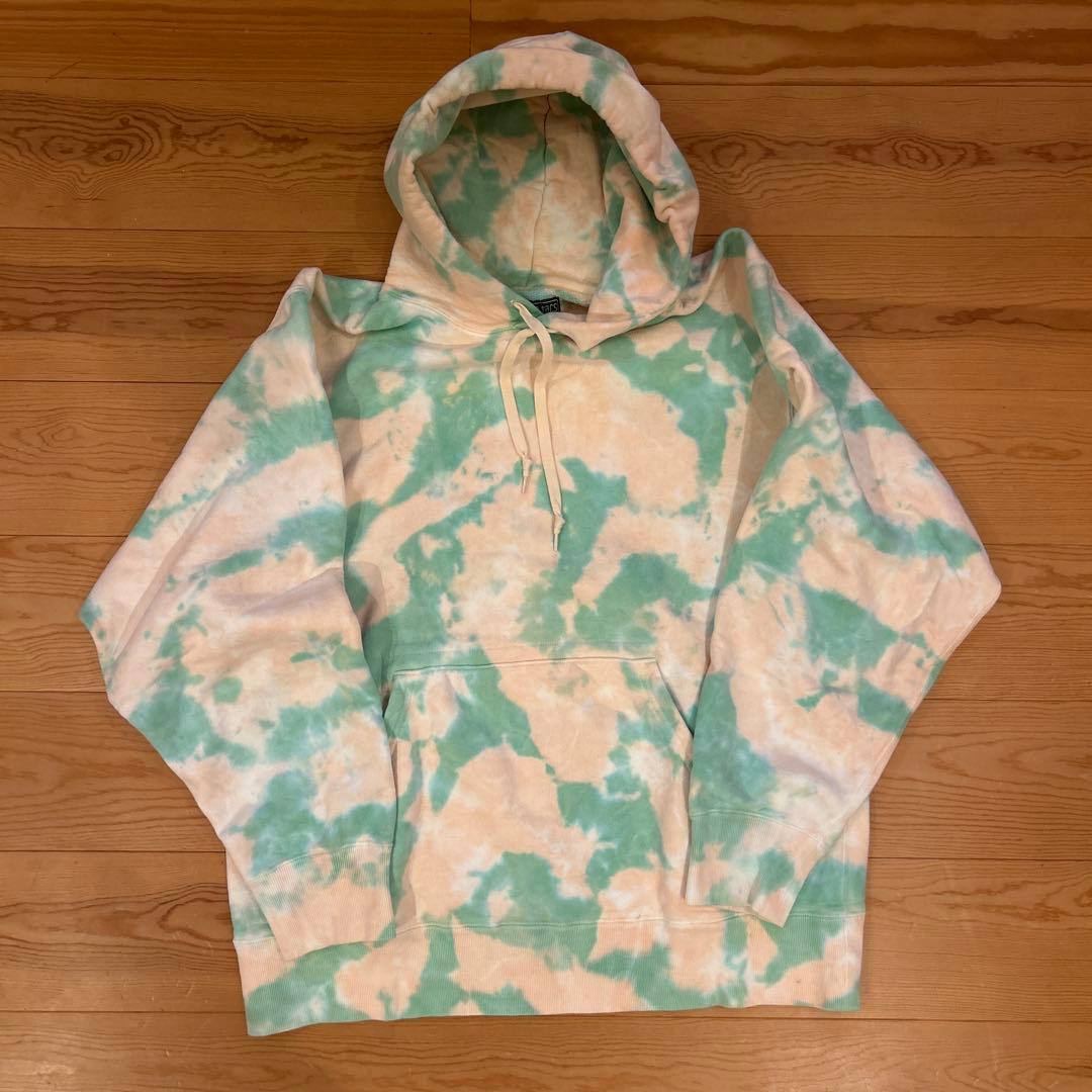 2-tacs gym hoodie タイダイパーカー hooded