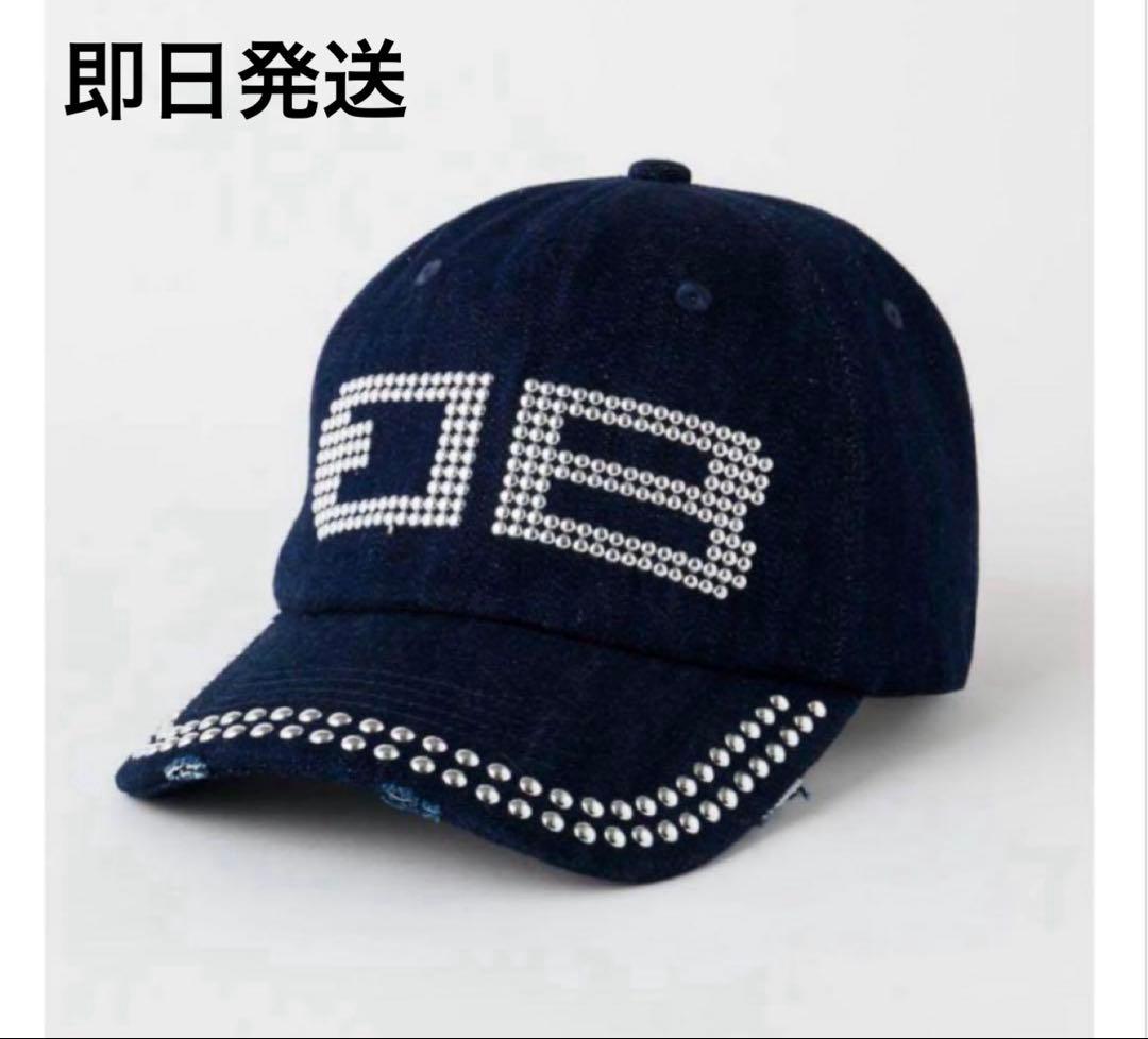 BEEDEN BD STUDS DAMAGE CAP ビーデン ダークブルー