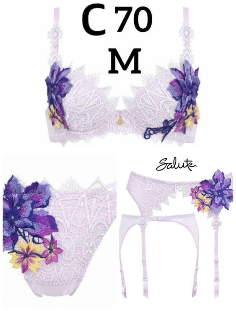 ★新品 C70 M サルート 72グループ ブラ Tバック ガーターベルト