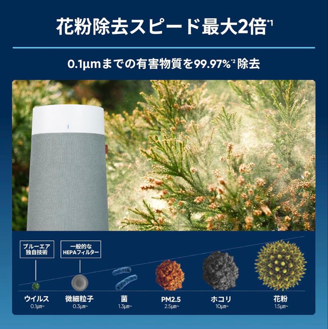 本日まで価格！ブルーエア 空気清浄機 22畳 Blue Max 3250i