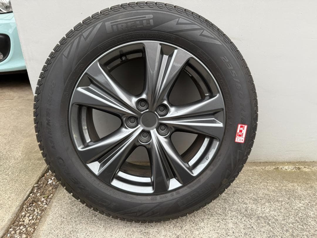 CX60/CX80純正18インチアルミホイール　スタッドレスタイヤセット