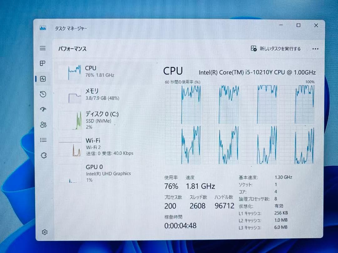 Z15 NEC 12.5型FHD i5-10210Y/8GB/SSD256GB