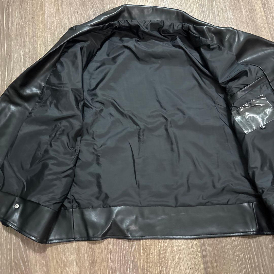 ブランド不明　ダブルライダースジャケット