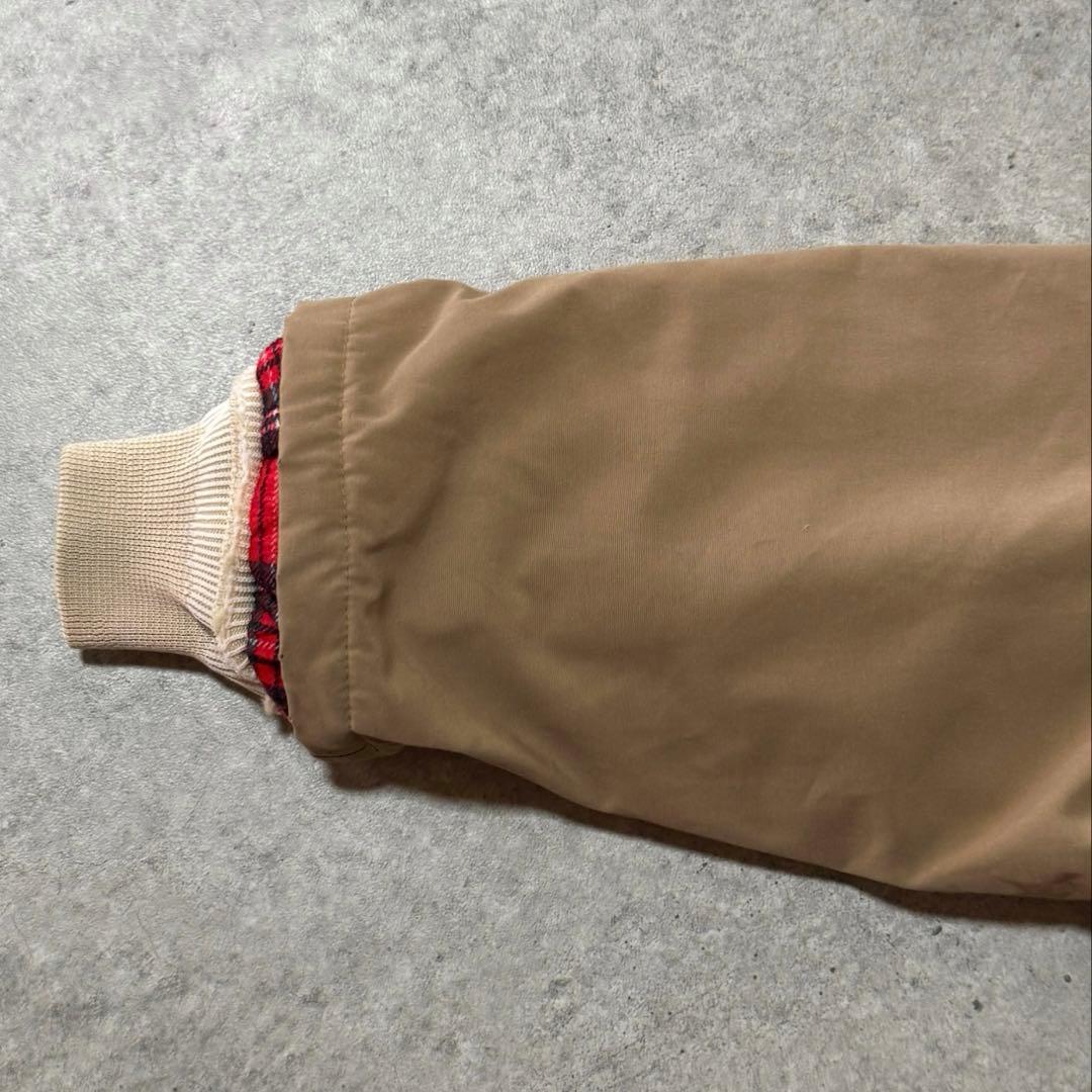 USA製 カーハート ナイロンジャケット 裏地タータンチェック XLサイズ