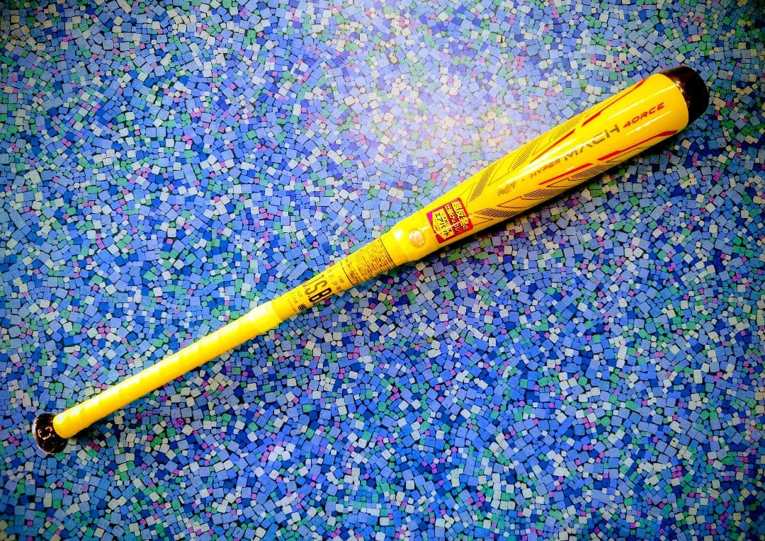 ＋rame＋　HYPER MACH 40FORCE 少年軟式バット イエロ