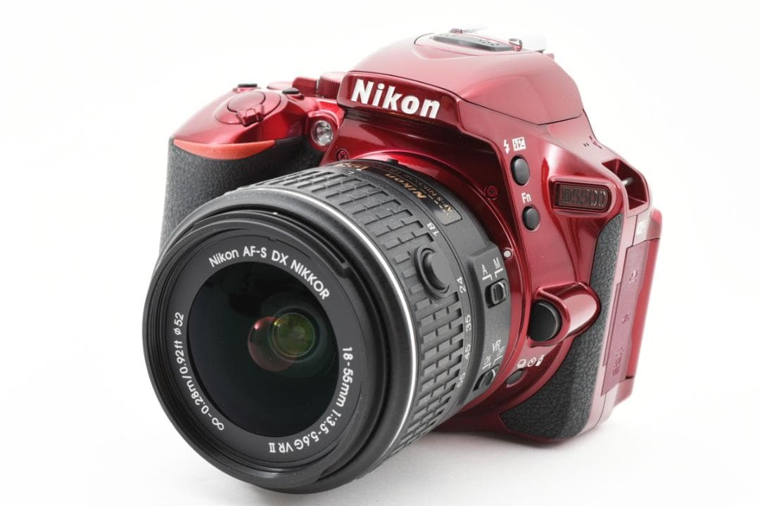 【美品】Nikon D5500 18-55 VRII kit レッド　動作確認済