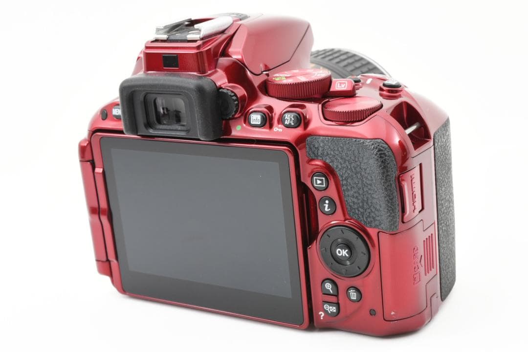 【美品】Nikon D5500 18-55 VRII kit レッド　動作確認済