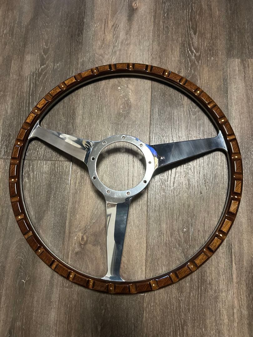 ウッドステアリング　9穴