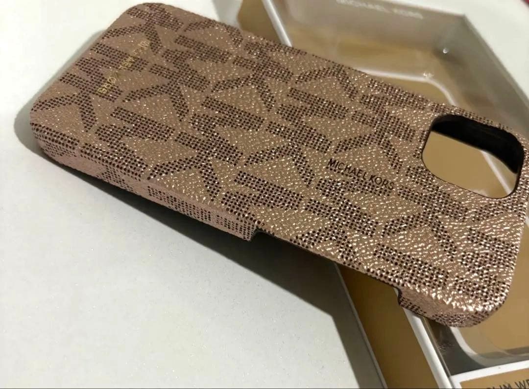 値下げ マイケルコース iPhone13 対応 ケース ローズ ロゴ