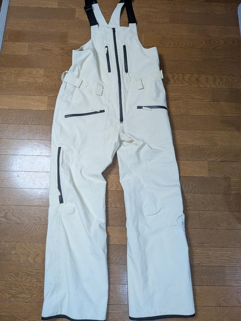 NOMADIK DAYZE コラボ スノーボード ビブパンツ Lサイズ クリーム