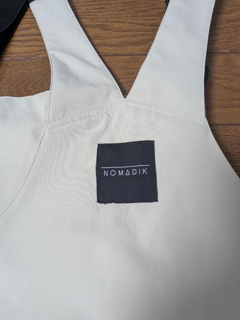 NOMADIK DAYZE コラボ スノーボード ビブパンツ Lサイズ クリーム