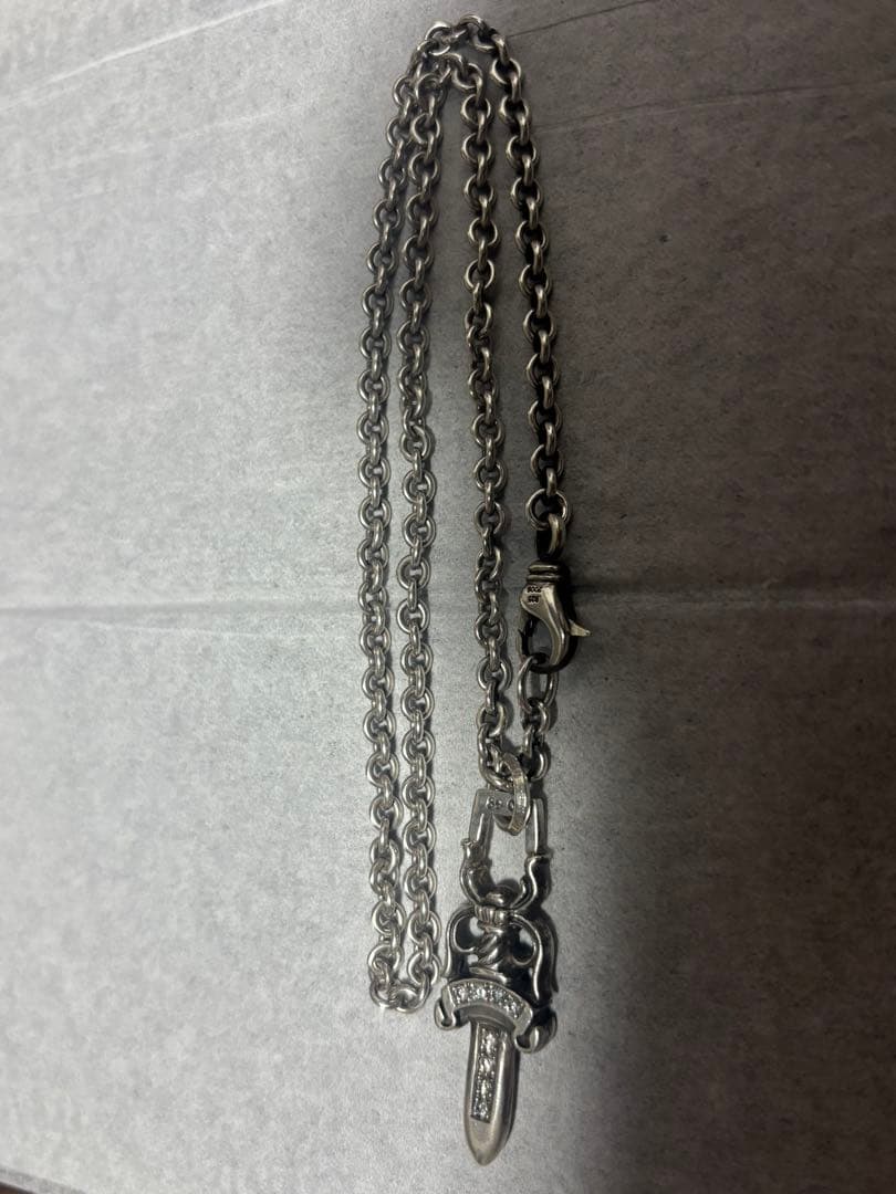CHROME HEARTS ダガーペンダント　NEチェーン18インチ
