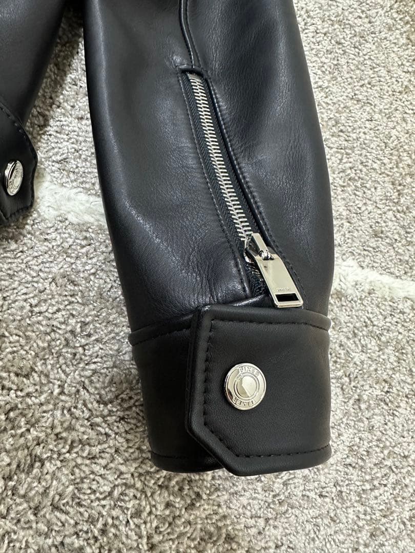 FIXER フィクサー 02 ブラック レザー ライダースジャケット サイズ50