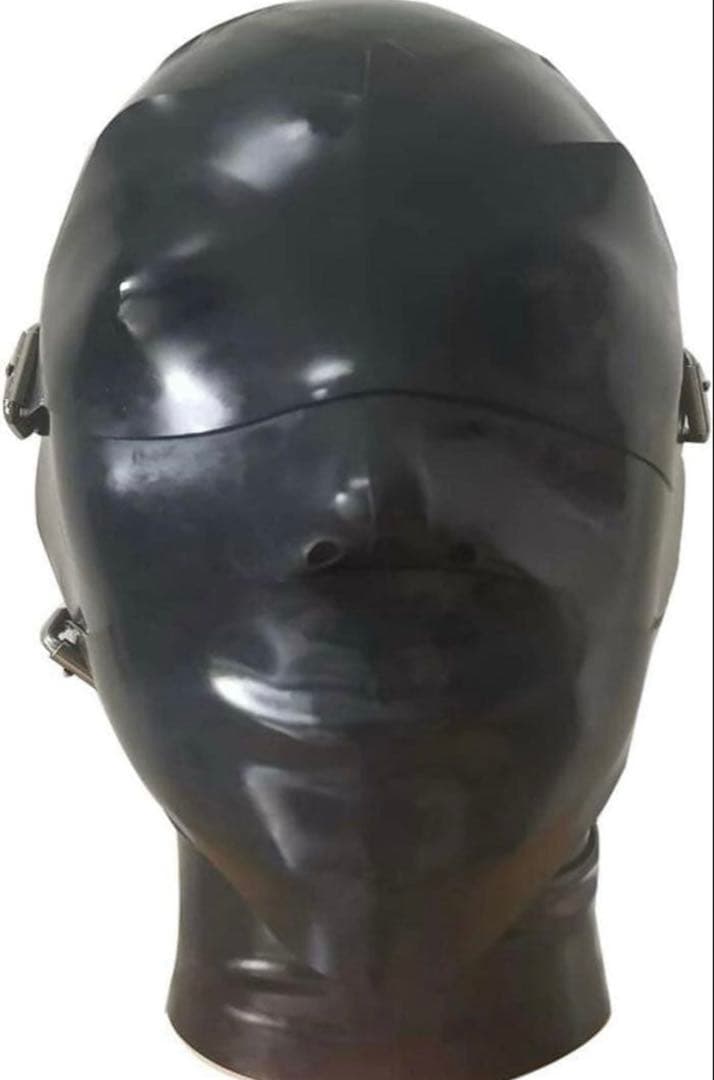 視界ゼロ! ラバーマスク アイマスク 口マスク付き ラテックス