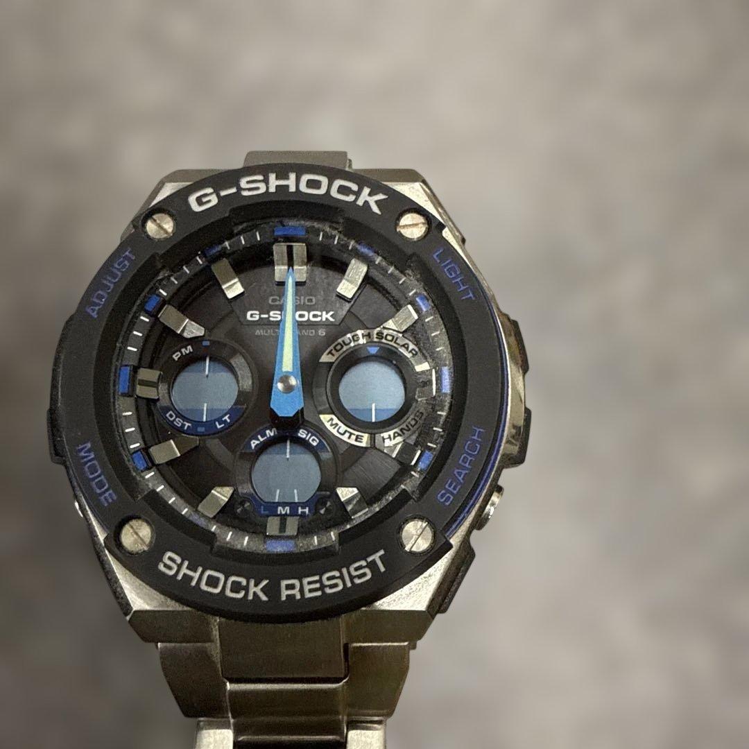 3*7様 06237CASIO G-SHOCK GST-W100D 電波ソーラー