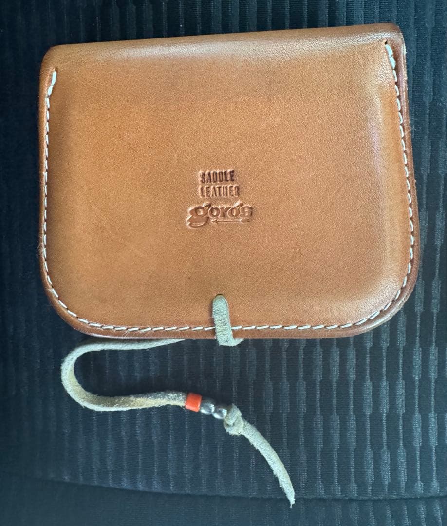 ゴローズ　角形小銭入れ　サドル