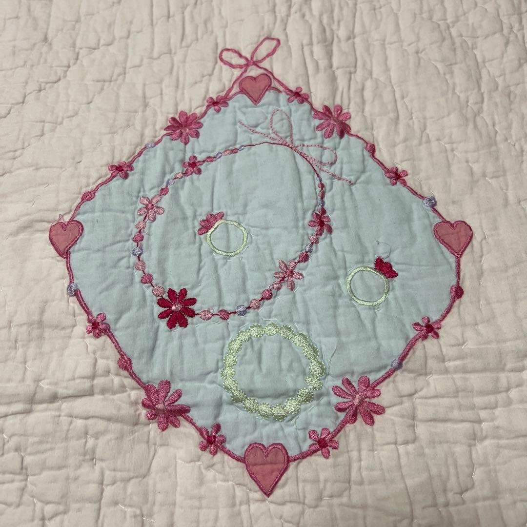 さらに値下げ！ローラアシュレイ　敷きマット　刺繍