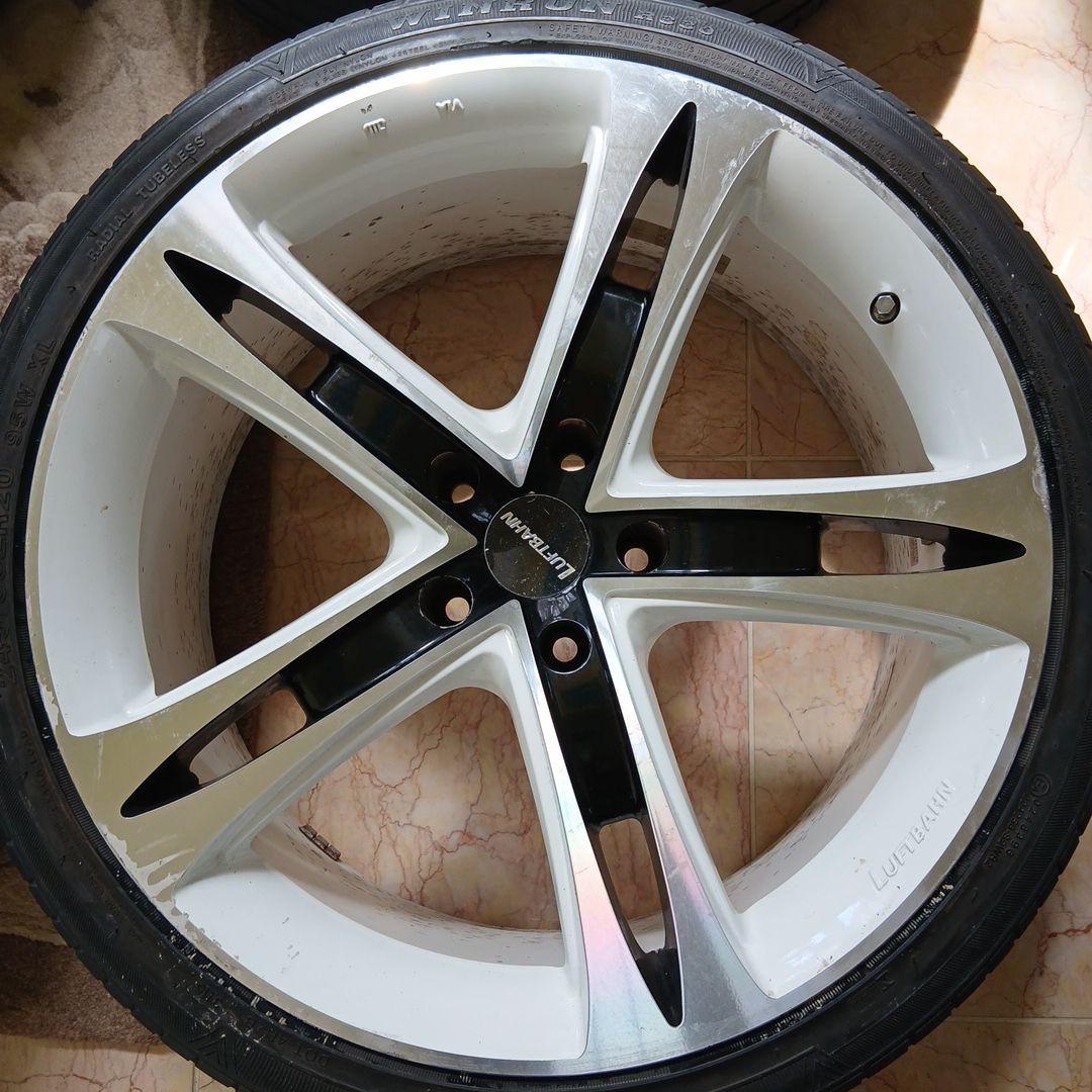 レクサスLS用、LUFTBAHN 20インチホイールセット、PCD120