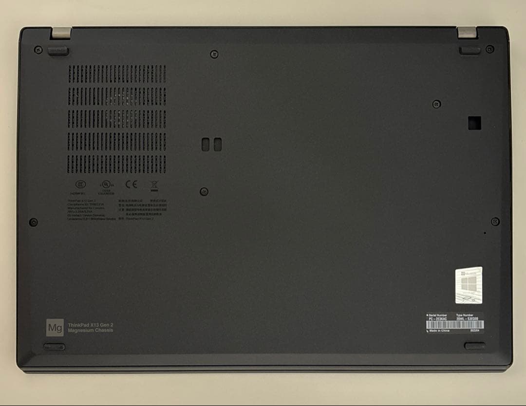 ThinkPad X13Gen2 i5メモリ16GB ⭐️バッテリー99.9%美品