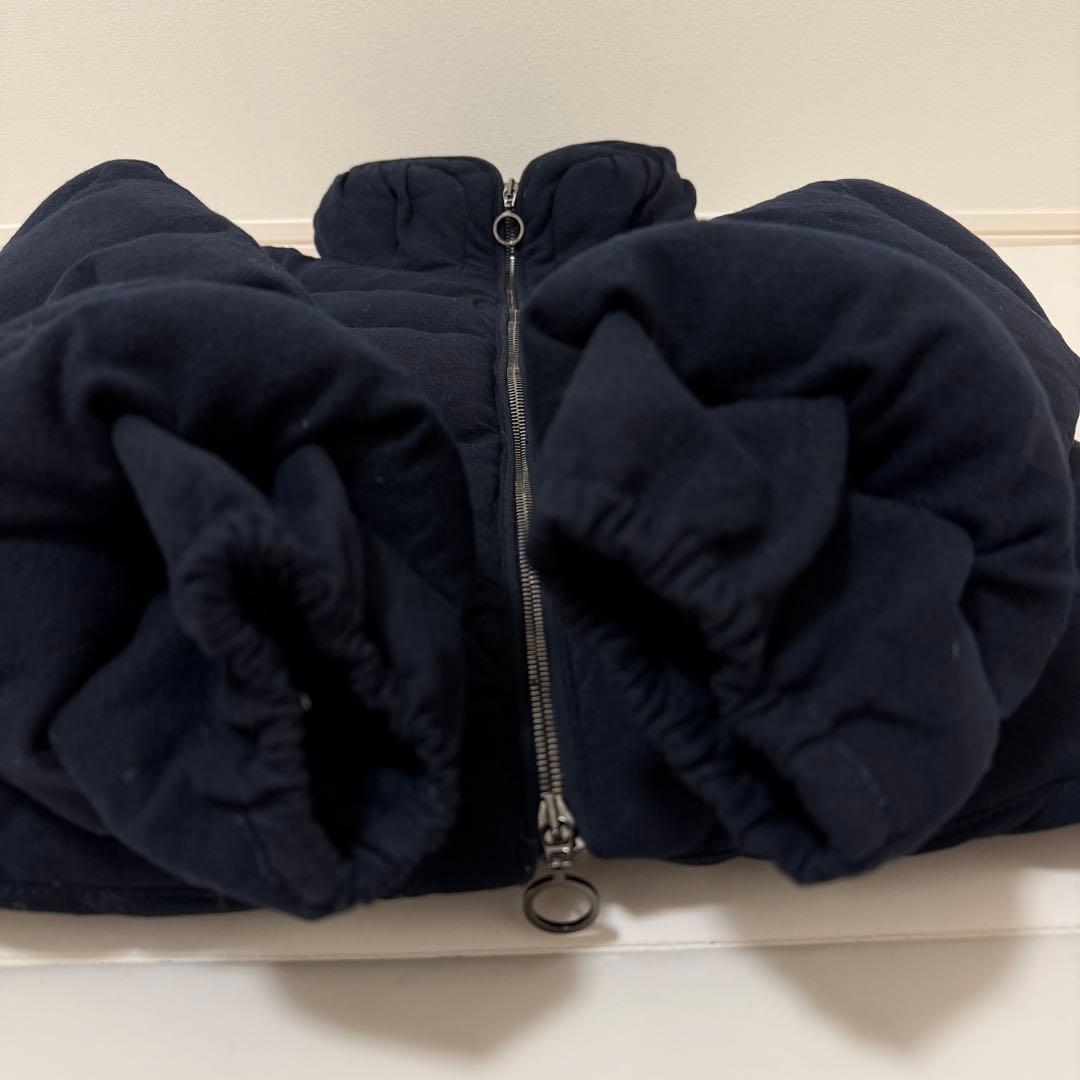 モンクレール ブリアンソン　ダウン　ショート　ネイビー　紺　レディース　ウール