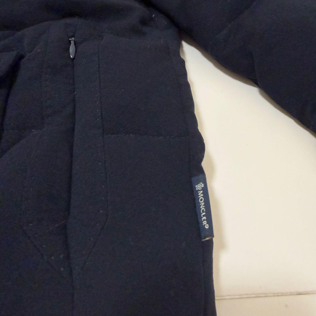 モンクレール ブリアンソン　ダウン　ショート　ネイビー　紺　レディース　ウール