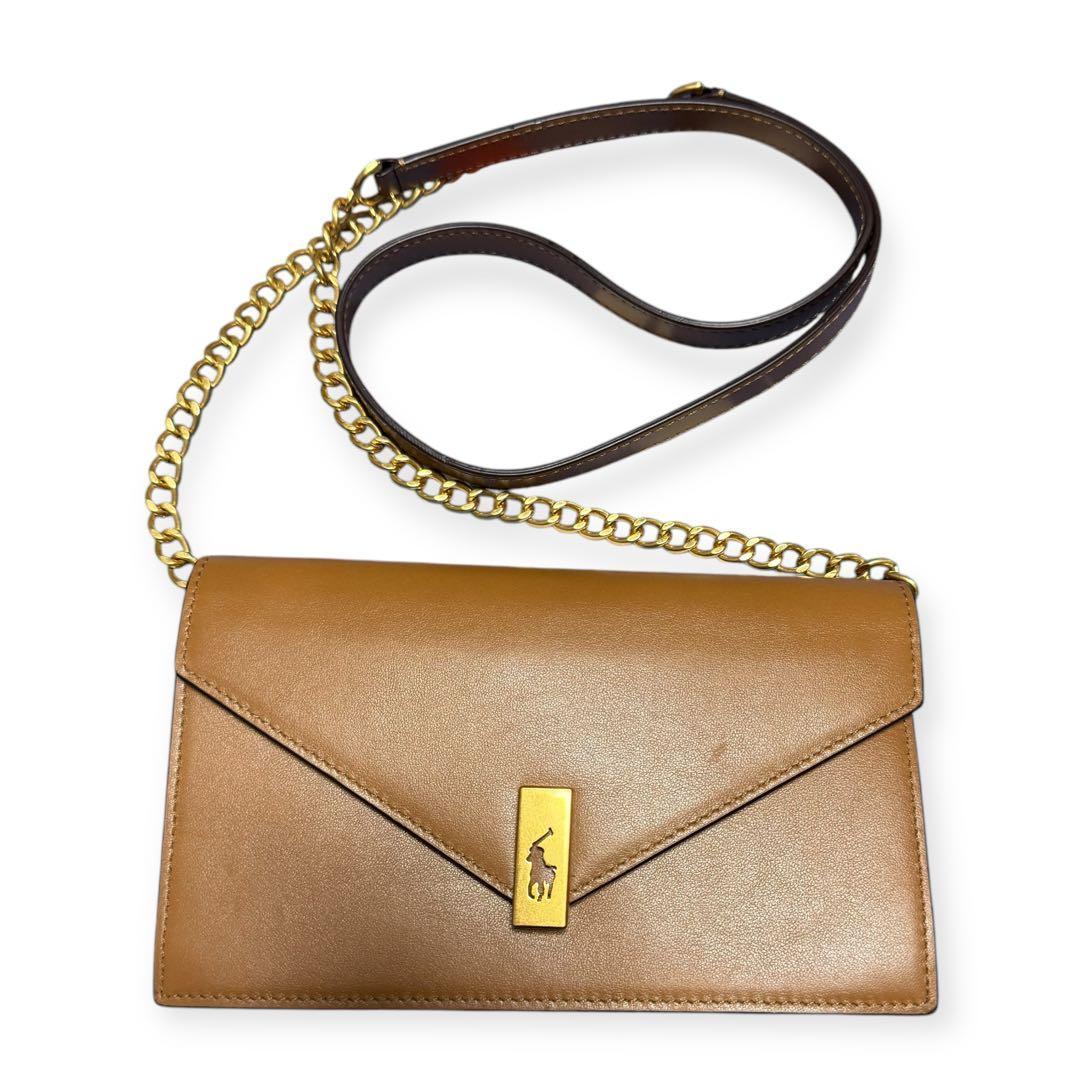 polo ralph lauren チェーンウォレット ショルダーバッグ ラルフ