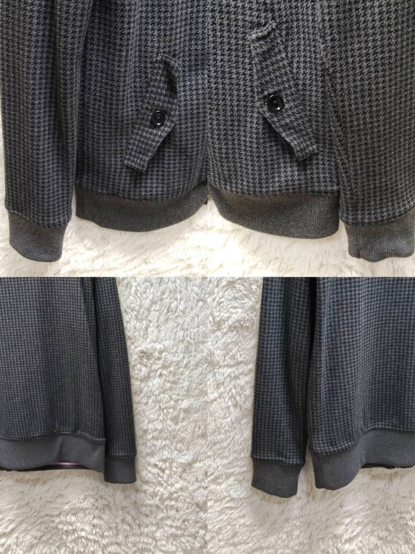 バーバリーブラックレーベル トラックジャケット リバーシブル ホースロゴ 総柄