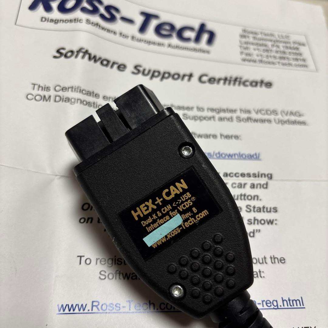 Tomさん専用　正規品 HEX+CAN USB接続ケーブル Ross-Tech